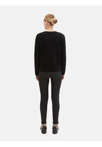 Tom Tailor Spodnie materiałowe 1039611 Czarny Slim Fit. Kolor: czarny. Materiał: wiskoza #7