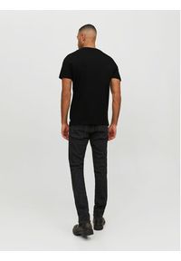 Jack & Jones T-Shirt Basic 12156102 Czarny Standard Fit. Kolor: czarny. Materiał: bawełna