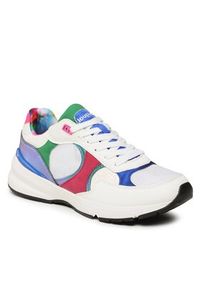 Desigual Sneakersy 23SSKP34 Kolorowy. Wzór: kolorowy