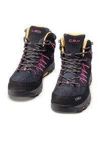 CMP Trekkingi Kids Rigel Mid Trekking Shoes Wp 3Q12944J Czarny. Kolor: czarny. Materiał: zamsz, skóra