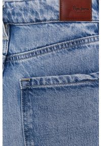 Pepe Jeans Jeansy damskie high waist. Stan: podwyższony. Kolor: niebieski. Styl: vintage