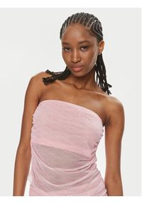 Juicy Couture Top JCWCT23328 Różowy Slim Fit. Kolor: różowy. Materiał: syntetyk #4