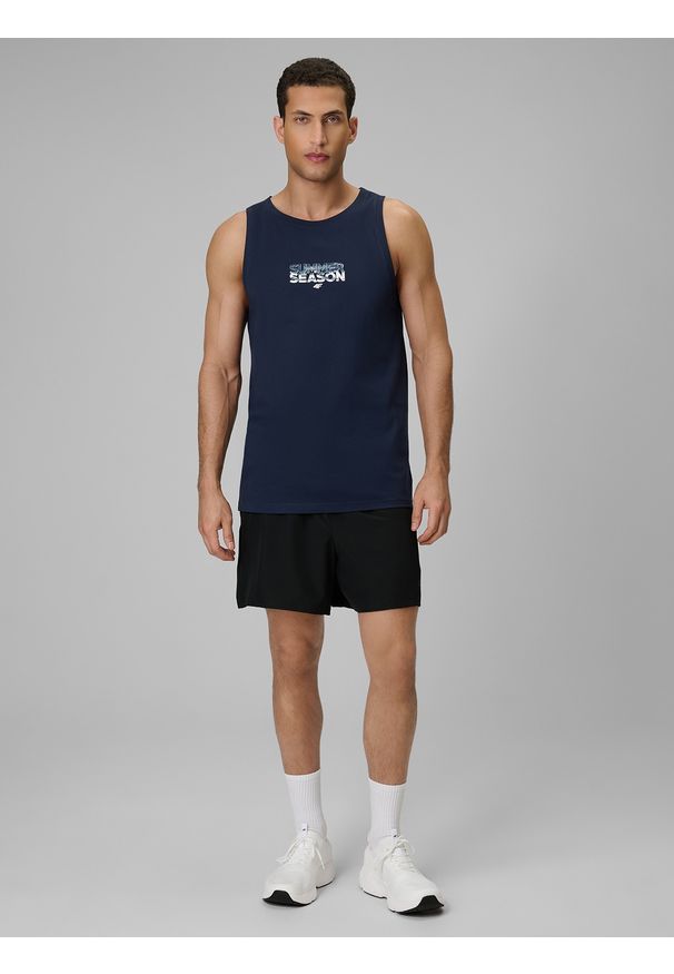 4f - 4F Spodenki plażowe boardshorty męskie - czarne XXL. Kolor: czarny. Materiał: materiał