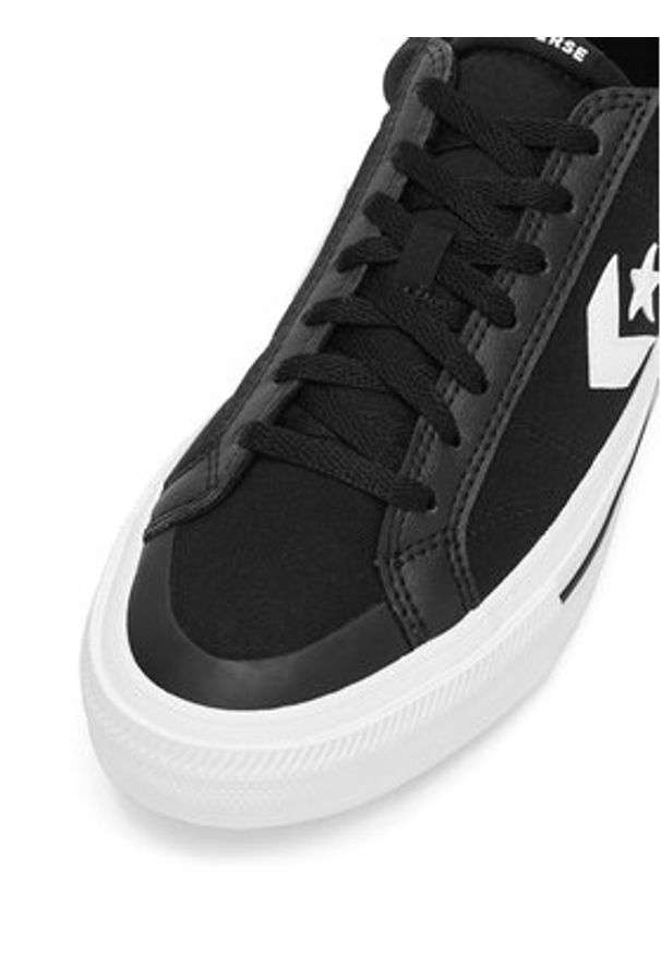 Converse Trampki Sport Casual A10547C Czarny. Okazja: na co dzień. Kolor: czarny. Materiał: materiał. Styl: casual, sportowy