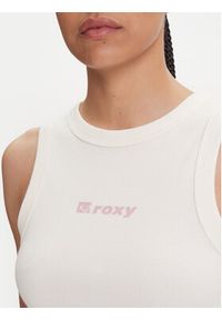 Roxy Top Iconic Days ERJKT04261 Écru Regular Fit. Materiał: bawełna #6