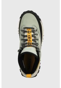 Timberland buty GS Motion6 Mid F/L WP damskie kolor szary na płaskim obcasie TB0A2MXHEA21. Nosek buta: okrągły. Zapięcie: sznurówki. Kolor: szary. Materiał: włókno, guma. Obcas: na obcasie. Wysokość obcasa: niski #3