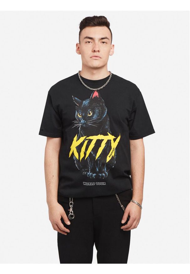 Domrebel T-shirt "Meow Box T" | Meow Box T-Shirt | Mężczyzna | Czarny. Kolor: czarny. Materiał: bawełna