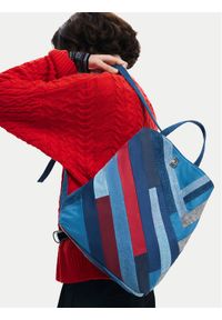 Desigual Plecak 24WAKD02 Niebieski. Kolor: niebieski. Materiał: materiał #1