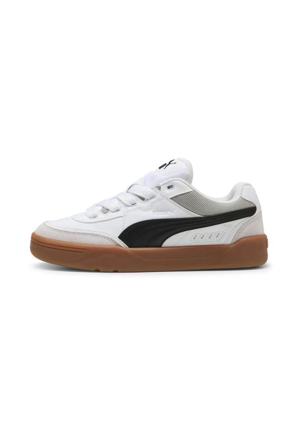 Sneakersy Puma Park Lifestyle SK8. Kolor: szary, biały, wielokolorowy. Materiał: materiał, syntetyk. Sport: turystyka piesza