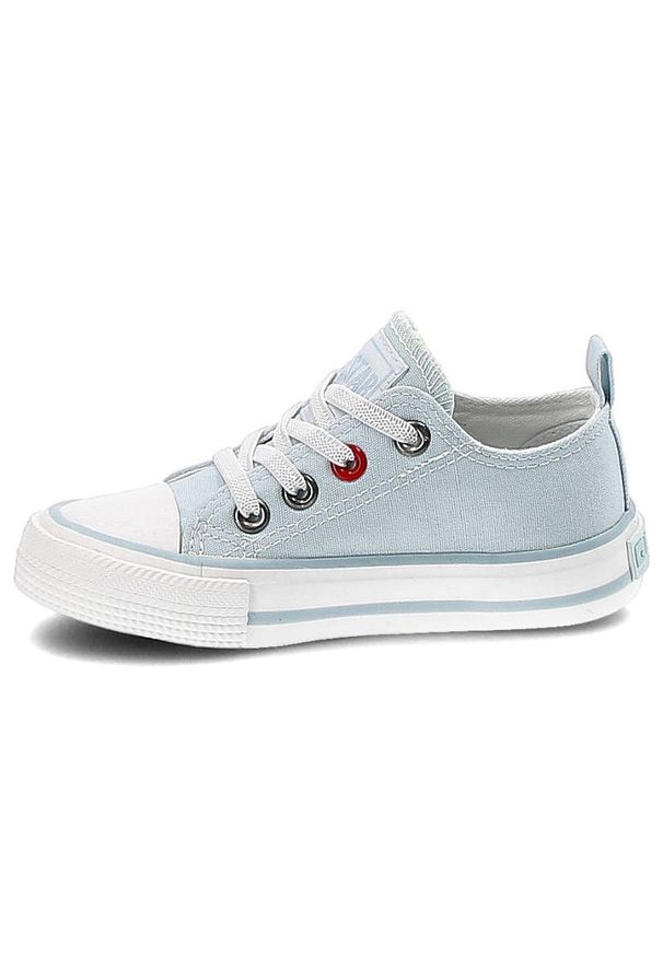 Big-Star - Niebieskie Trampki Big Star Dziecięce Wsuwane Buty. Zapięcie: bez zapięcia. Kolor: niebieski. Materiał: guma, materiał. Szerokość cholewki: normalna. Styl: młodzieżowy