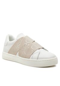 Calvin Klein Jeans Sneakersy Classic Cupsole Elas Web YW0YW01391 Biały. Kolor: biały #5