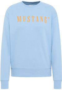 Mustang - DAMSKA BLUZA MUSTANG LOGO Aberdeen Placid Blue 1014960 5057 #3