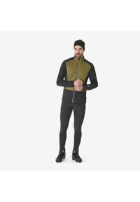 WEDZE - Bluza do narciarstwa biegowego męska Quechua XCS 500. Kolor: czarny, wielokolorowy, brązowy, zielony. Materiał: materiał. Sezon: zima. Sport: narciarstwo #2