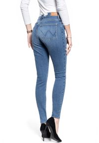 Wrangler - SPODNIE DAMSKIE WRANGLER SKINNY HIGH RISE WONDER BLUE W27HJR211 112128093 #7