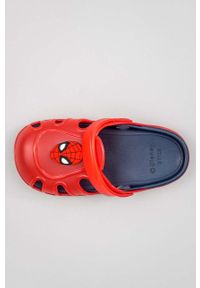 Zippy - zippy klapki dziecięce x Spidedrman kolor czerwony. Kolor: czerwony. Materiał: guma. Obcas: na obcasie. Wysokość obcasa: niski #3
