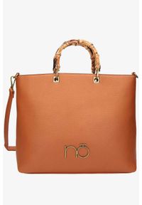 Nobo - Camelowa torebka z rączkami nobo nbag-l1560-c017. Kolor: brązowy #2