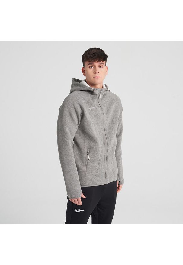 Soft shell sportowy męski Joma Basilea. Kolor: szary. Styl: sportowy