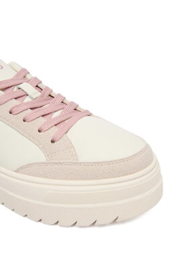 Hugo - HUGO Sneakersy Lyssa 50557899 Biały. Kolor: biały. Materiał: skóra