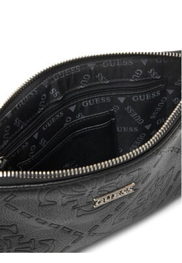 Guess Saszetka PMBONG P5438 Czarny. Kolor: czarny. Materiał: skóra