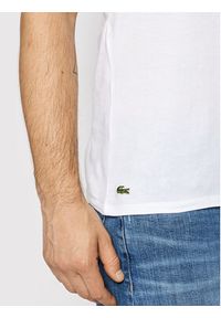 Lacoste Komplet 3 t-shirtów TH3321 Biały Slim Fit. Kolor: biały. Materiał: bawełna #4