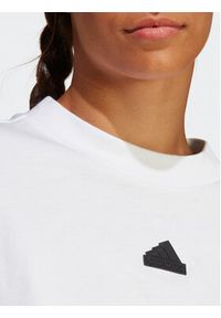 Adidas - adidas T-Shirt Future Icons 3-Stripes T-Shirt IB8517 Biały Loose Fit. Kolor: biały. Materiał: bawełna #6