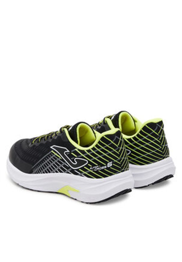 Joma Buty do biegania Super Cross Jr 2501 JCROSS2501 Czarny. Kolor: czarny. Materiał: materiał