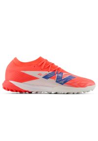Tufy męskie New Balance FURON ELITE FG V8 SF1TMP8 – czerwone. Kolor: czerwony. Materiał: włókno, guma. Szerokość cholewki: normalna. Sport: bieganie