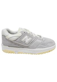 Buty do chodzenia męskie New Balance 550. Zapięcie: sznurówki. Kolor: szary. Materiał: materiał, zamsz. Szerokość cholewki: normalna. Sport: turystyka piesza