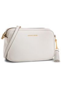 MICHAEL Michael Kors Torebka Crossbodies 32F7GGNM8L Biały. Kolor: biały. Materiał: skórzane