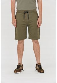 Aeronautica Militare - AERONAUTICA MILITARE Męskie dresowe bermudy zielone, Rozmiar XXL. Kolor: zielony. Materiał: bawełna, dresówka. Wzór: haft #1