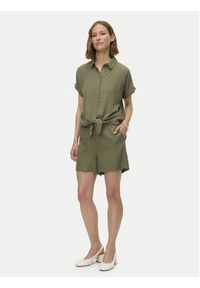 Vero Moda Szorty materiałowe Thea 10333804 Zielony Loose Fit. Kolor: zielony. Materiał: wiskoza #5