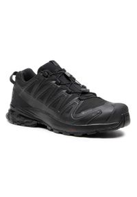 salomon - Trekkingi Salomon Xa Pro 3D V8 Gtx GORE-TEX 409889 27 V0 Black/Black/Black. Kolor: czarny. Materiał: materiał. Technologia: Gore-Tex. Sport: turystyka piesza #1