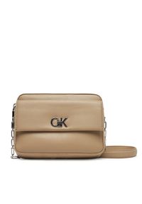 Calvin Klein Torebka Ck Pocket Camera Bag K60K613089 Brązowy. Kolor: brązowy. Materiał: skórzane