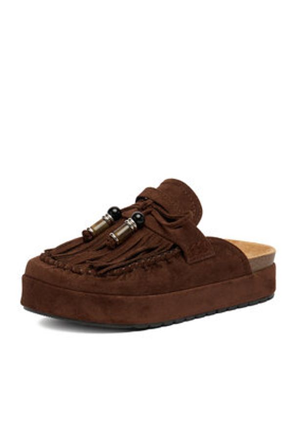 DeeZee Klapki CEO-HXX25C05-2 Brązowy. Kolor: brązowy. Materiał: materiał