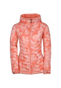columbia - Kurtka przejściowa damska Columbia Powder Pass Hooded. Kolor: różowy. Materiał: poliester. Sport: turystyka piesza