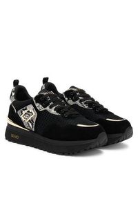 Liu Jo Sneakersy Maxi Wonder 01 BF5009 PX684 Czarny. Kolor: czarny. Materiał: skóra, zamsz #4