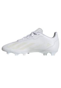Adidas - Buty adidas X Crazyfast.4 FxG Jr IE1589 białe. Kolor: biały. Materiał: materiał, syntetyk. Szerokość cholewki: normalna #5