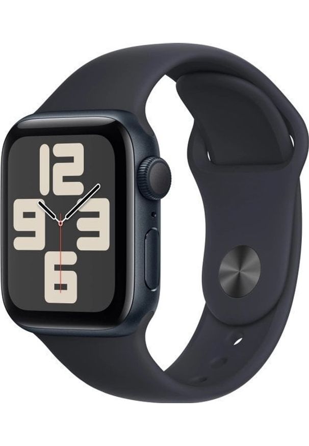 APPLE - Smartwatch Apple Watch SE GPS + Cellular 40mm Midnight Alu Sport S/M Granatowy (MXGC3ET/A). Rodzaj zegarka: smartwatch. Kolor: niebieski. Styl: sportowy