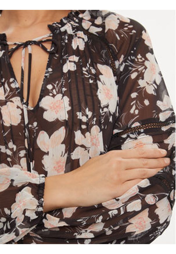 Guess Bluzka Gilda W3GH60 WDW82 Kolorowy Relaxed Fit. Materiał: syntetyk. Wzór: kolorowy
