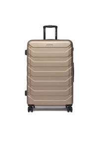 Gino Rossi - GINO ROSSI Walizka duża CEO-GIN-L-002-05-GOLD Złoty. Kolor: złoty #6