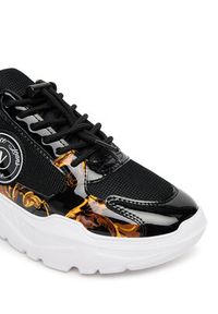 Versace Jeans Couture Sneakersy 79VA3SC7 ZSC80 G89 Czarny. Kolor: czarny. Materiał: materiał #4