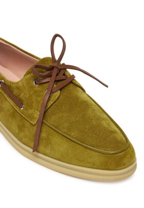 Coccinelle Mokasyny Coccinelle C-Cruise E4 T8R 16 01 01 Zielony. Kolor: zielony. Materiał: skóra, zamsz