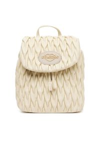 Love Moschino - LOVE MOSCHINO Plecak JC4015PP1NLH0110 Beżowy. Kolor: beżowy. Materiał: skóra