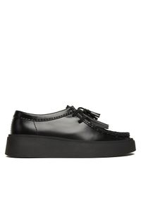Clarks Półbuty Torview W 26184943 Czarny. Kolor: czarny. Materiał: skóra