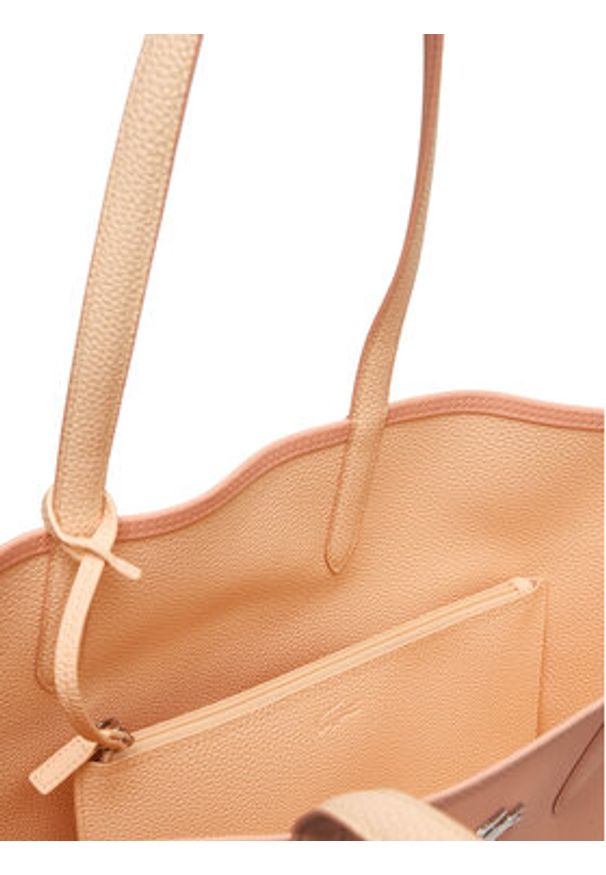 Lacoste Torebka Anna NF2142AA Bordowy. Kolor: czerwony. Materiał: skórzane