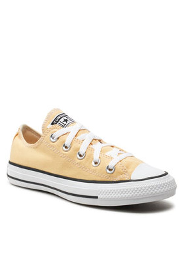 Converse Trampki Chuck Taylor All Star A11174C Żółty. Kolor: żółty. Materiał: materiał
