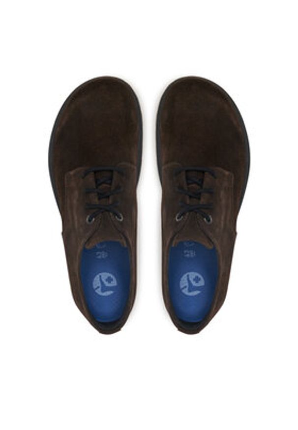 Birkenstock Półbuty Highwood Lace Low 1029609 Brązowy. Kolor: brązowy. Materiał: zamsz, skóra