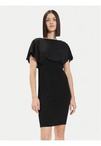 Rinascimento Sukienka koktajlowa CFC0118271003 Czarny Regular Fit. Kolor: czarny. Materiał: syntetyk. Styl: wizytowy #1