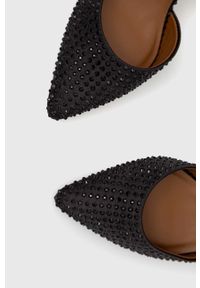 Kurt Geiger London szpilki Bond 90 kolor czarny 9559400609. Zapięcie: klamry. Kolor: czarny. Obcas: na szpilce. Wysokość obcasa: średni #4