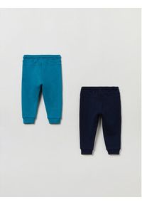 OVS Spodnie dresowe 1847401 Niebieski Regular Fit. Kolor: niebieski. Materiał: bawełna